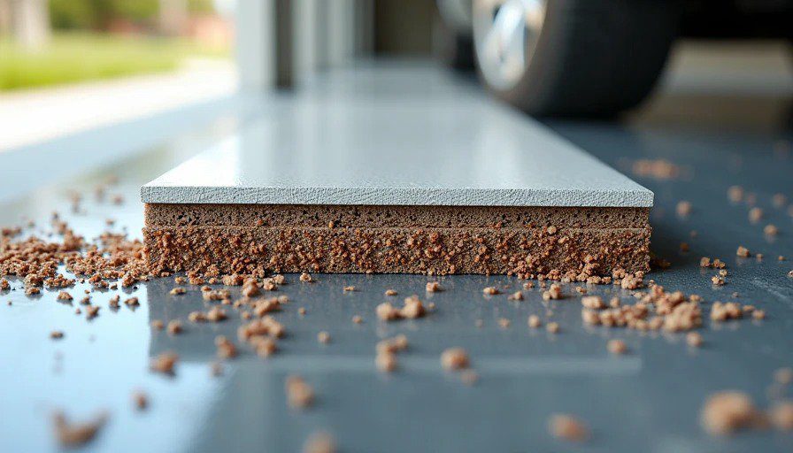 What goes into a quality garage epoxy floor upgrade Epoxy floor coating layers and installation quality comparison