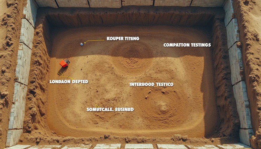Soil compaction and preparation under "upgraded" foundation package Foundation excavation showing soil preparation details