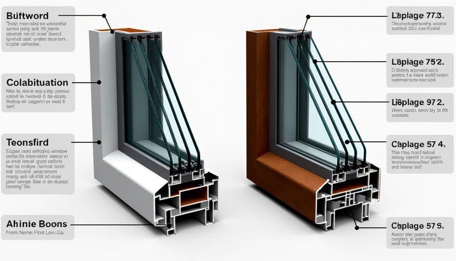 Window construction comparison standard vs efficient