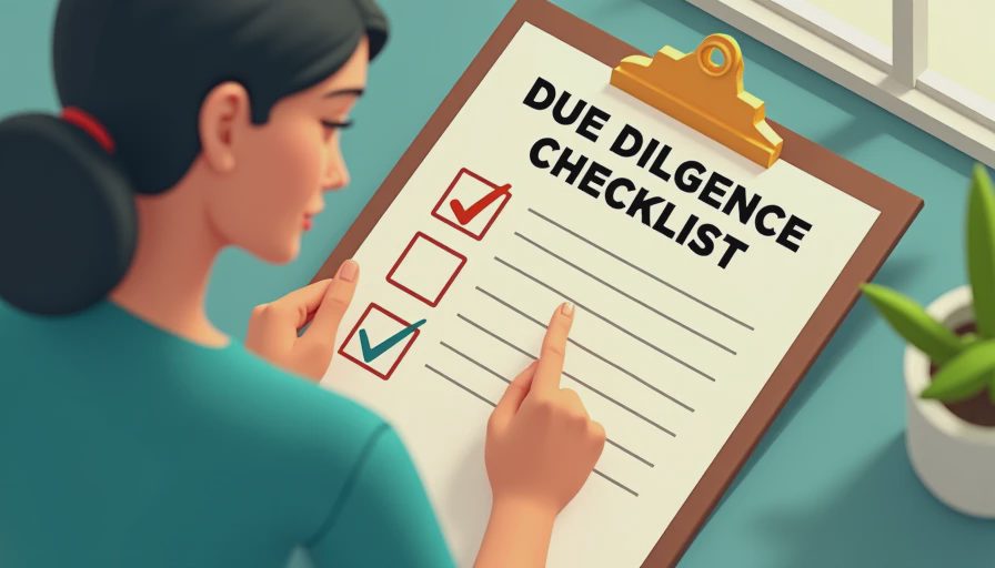 Visual context for new build due diligence checklist