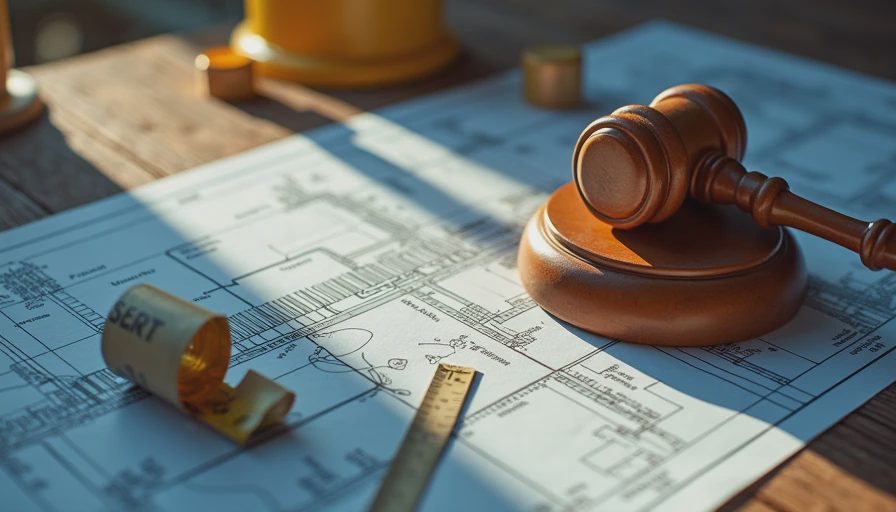 Visual context for new construction lawsuit defects